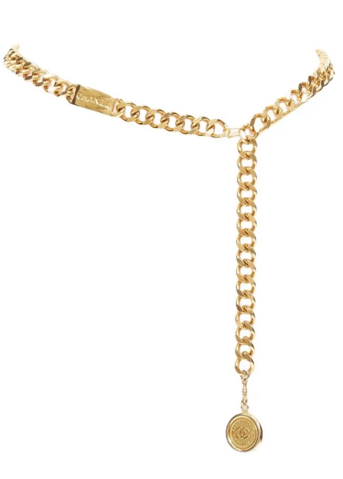 Name Plate Chain Belt