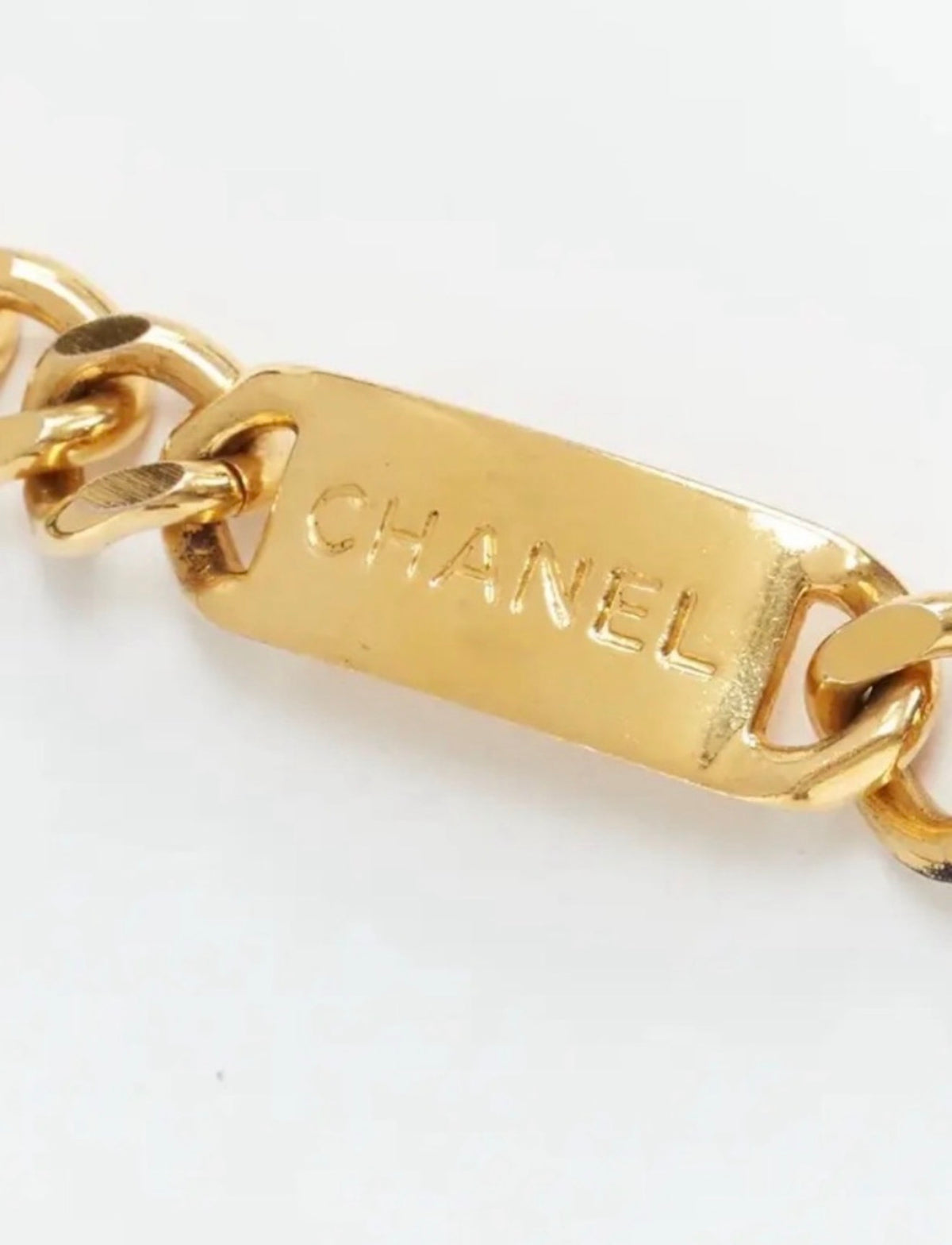Name Plate Chain Belt