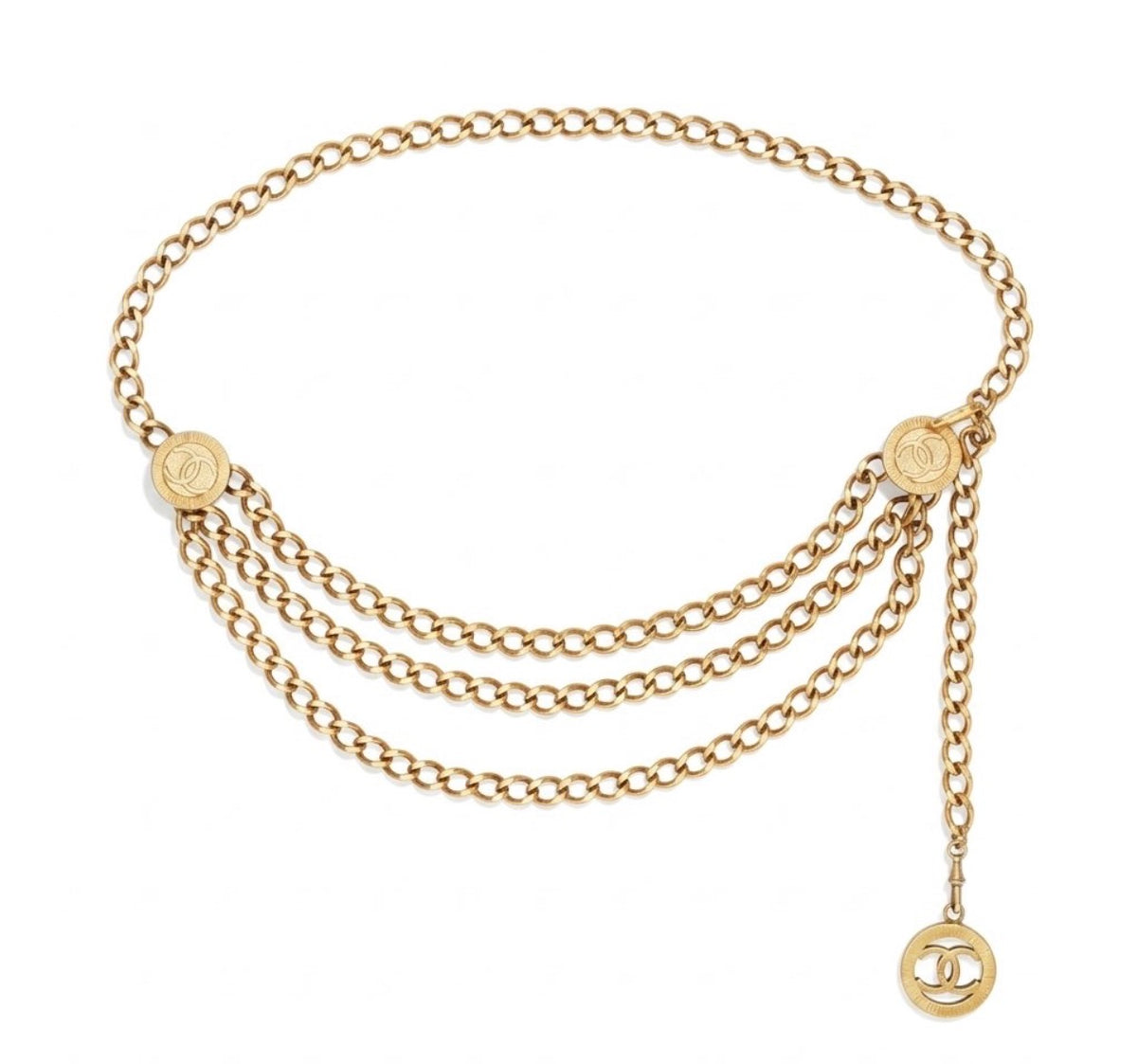 Three-Chain Emblem Belt